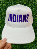 White Indian Hat