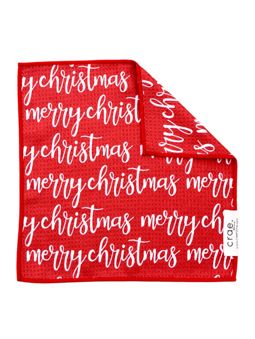 A Very Merry Christmas: Double-Sided Washcloth