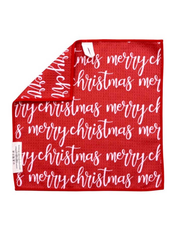 A Very Merry Christmas: Double-Sided Washcloth