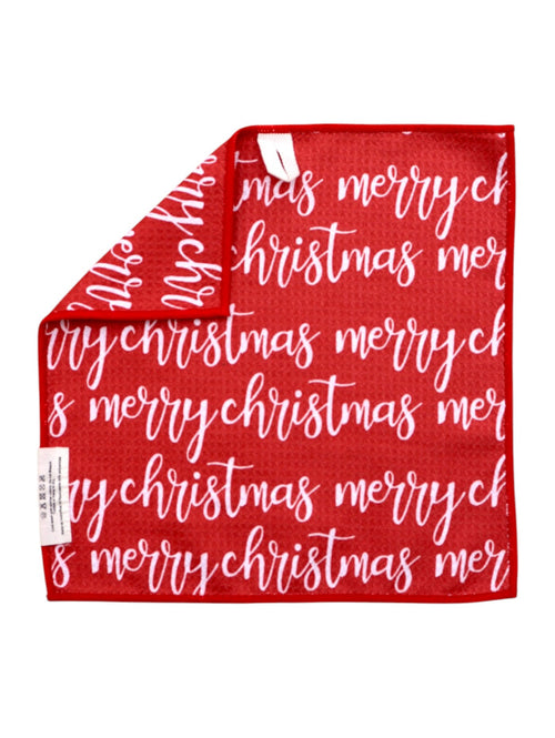 A Very Merry Christmas: Double-Sided Washcloth