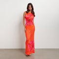 Agnes Maxi Dress -  Orange
