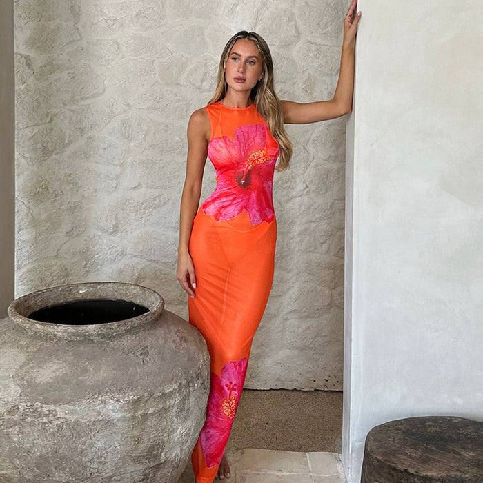 Agnes Maxi Dress -  Orange