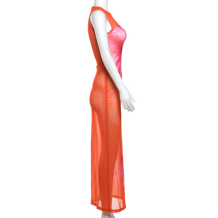 Agnes Maxi Dress -  Orange