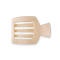Almond Beige Medium Square Flat Teletie Hair Clip