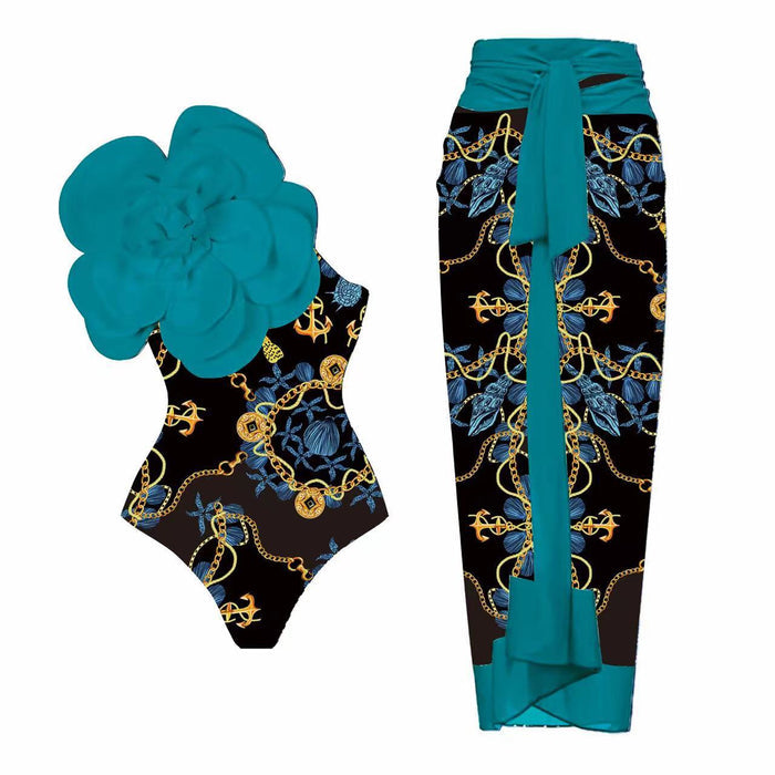 Amanda Swimsuit Set - Light Blue