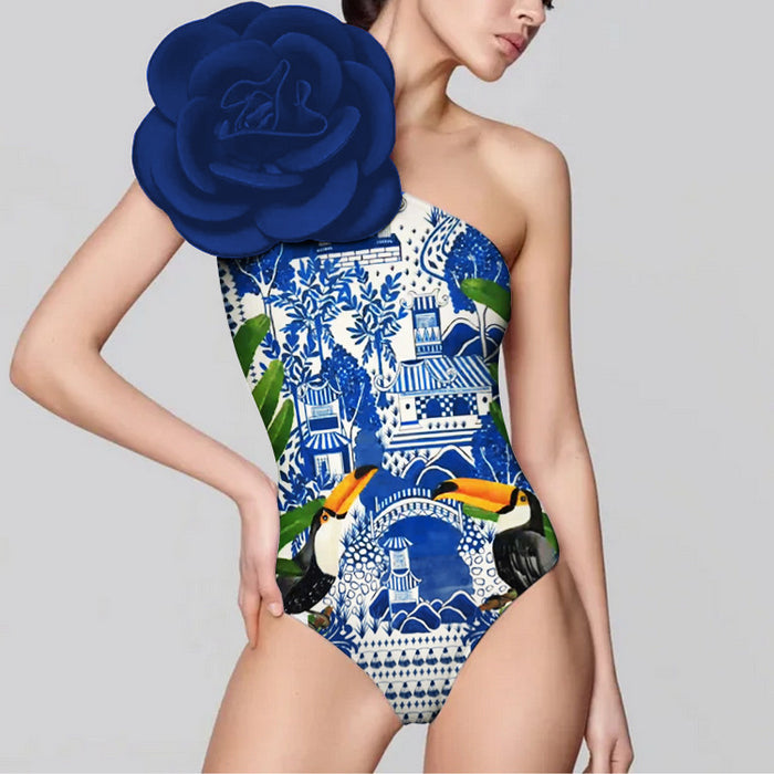 Amanda Swimsuit Set - Navy Blue