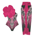 Amanda Swimsuit Set - Rose Red