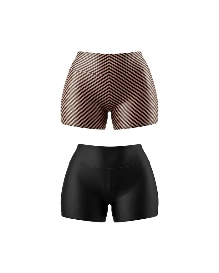 Andi Reversible Swim Shorts - Valencia