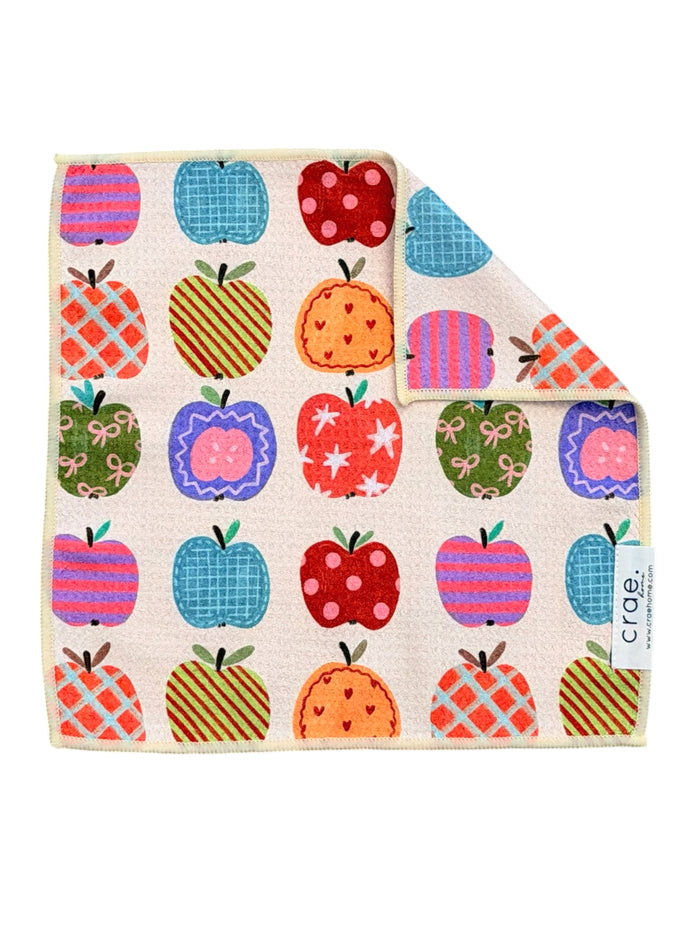 Apple Patch: Double-Sided Washcloth