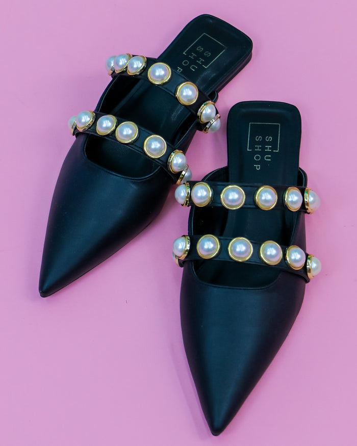Aura Mule in Black