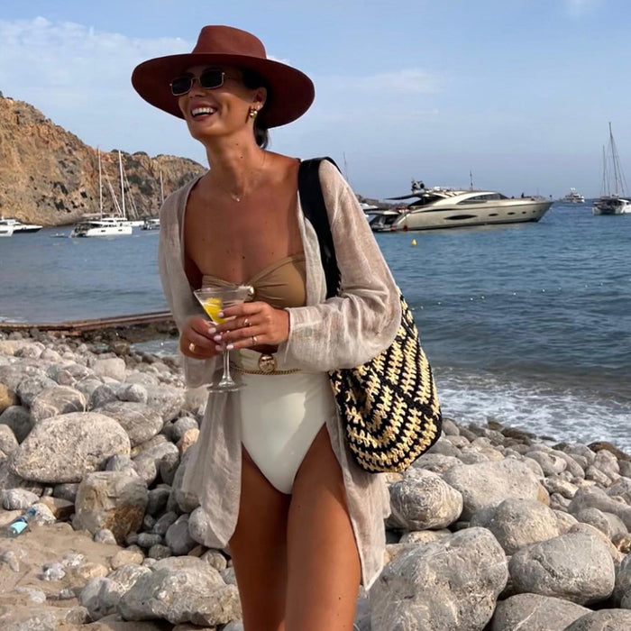 Barbados Calling Swimsuit - Brown
