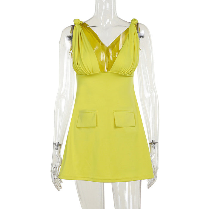 Barbieland Dress-Yellow