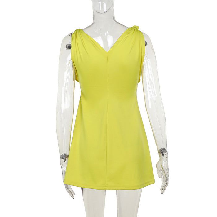 Barbieland Dress-Yellow