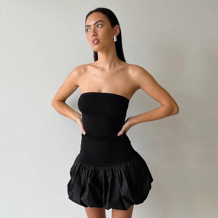 Barney Mini Dress - Black