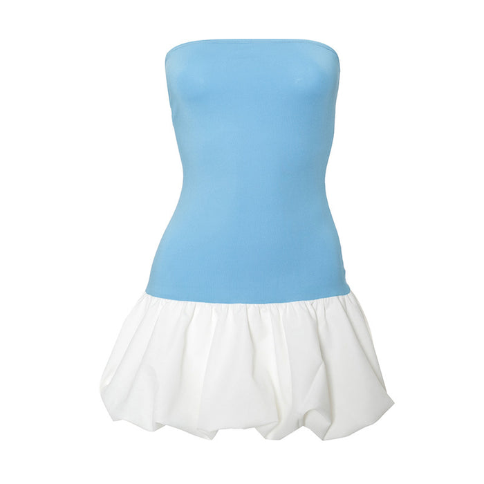 Barney Mini Dress - Blue