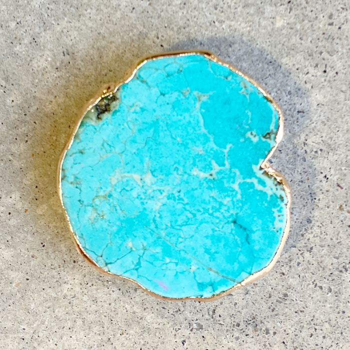 Turquoise with Gold