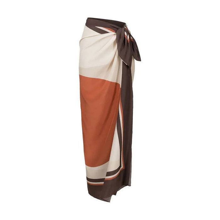 Bee at the Beach Skirt - Brown