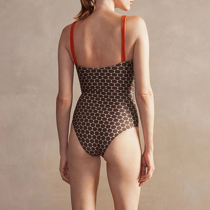 Bee at the Beach Swimsuit - Brown