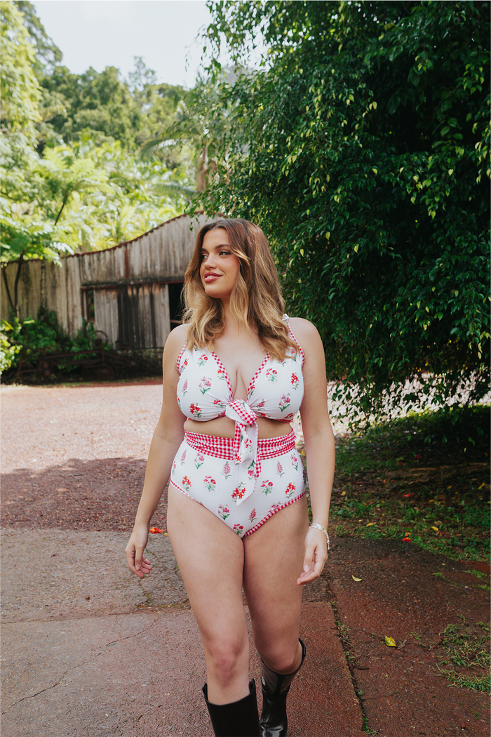 Betty One-Piece Wrap Top