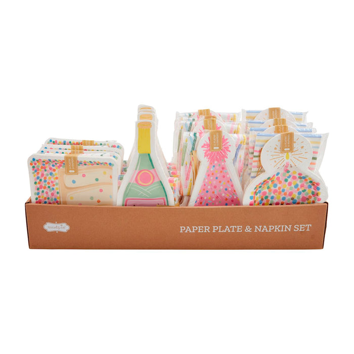 Birthday Paper Plate & Napkin Set