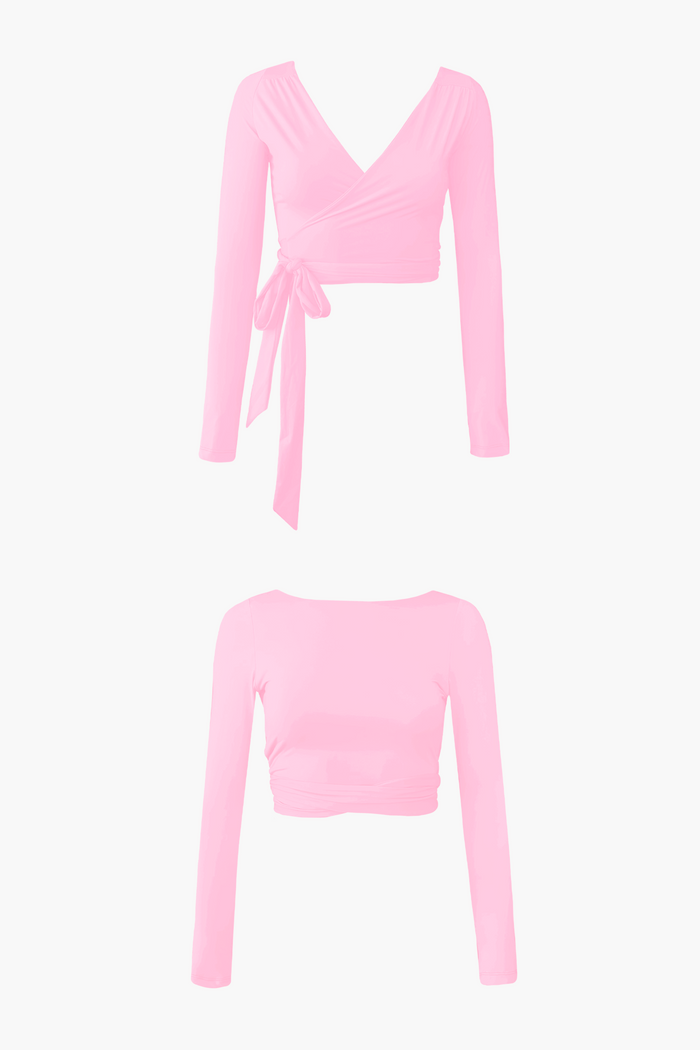 Bon Bon Long Sleeve Wrap Top