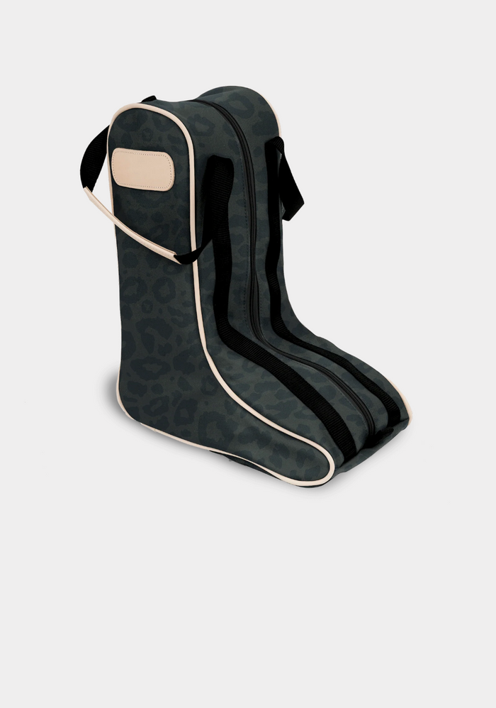 Dark Leopard Coated Canvas