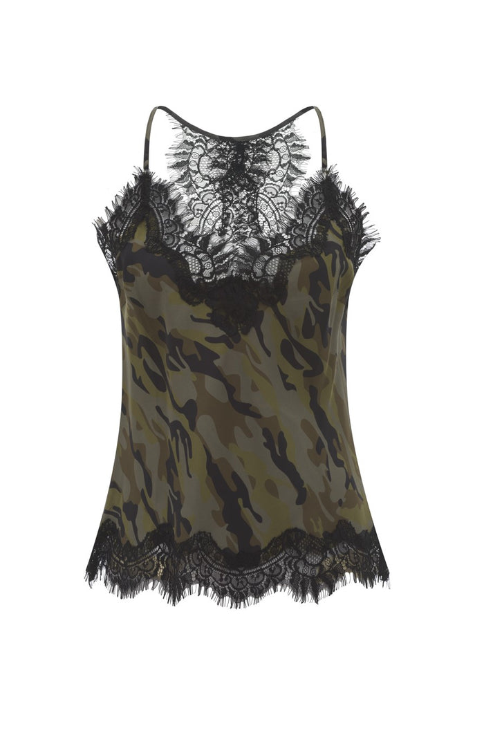 Camo Cropped Coco Cami