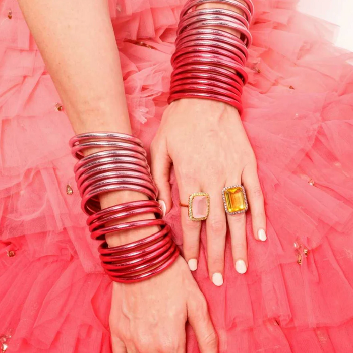 Carousel Pink All Weather Bangles® (AWB®) - Serenity Prayer