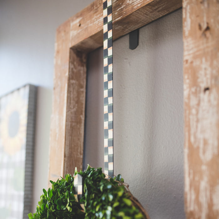 Celebrate Every Day Checked Wreath Hanger