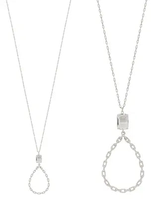 Chain Teardrop Necklace