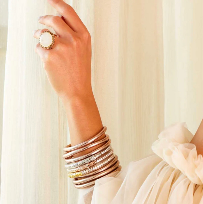 Champagne All Weather Bangles® (AWB®) - Serenity Prayer