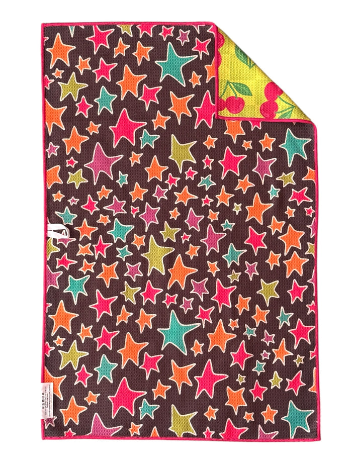 Cherry Burst Reversible Hand Towel