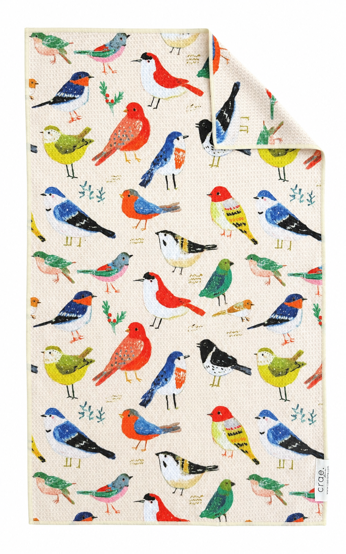 Chirp & Cheer: Double-Sided Hand Towel