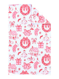 Christmas Sketch: Double-Sided Hand Towel