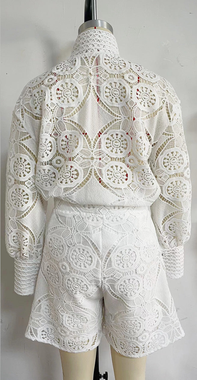 Classic Summer Co-ord  Set - White