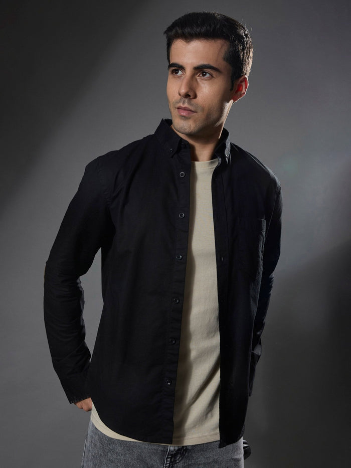 Turkish fit cotton shirt with breast pockets and elbow patches
men's shirt latest collection