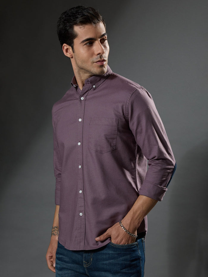 men's pale purple Turkish fit cotton shirt with breast pockets and elbow patches
men's shirt latest collection