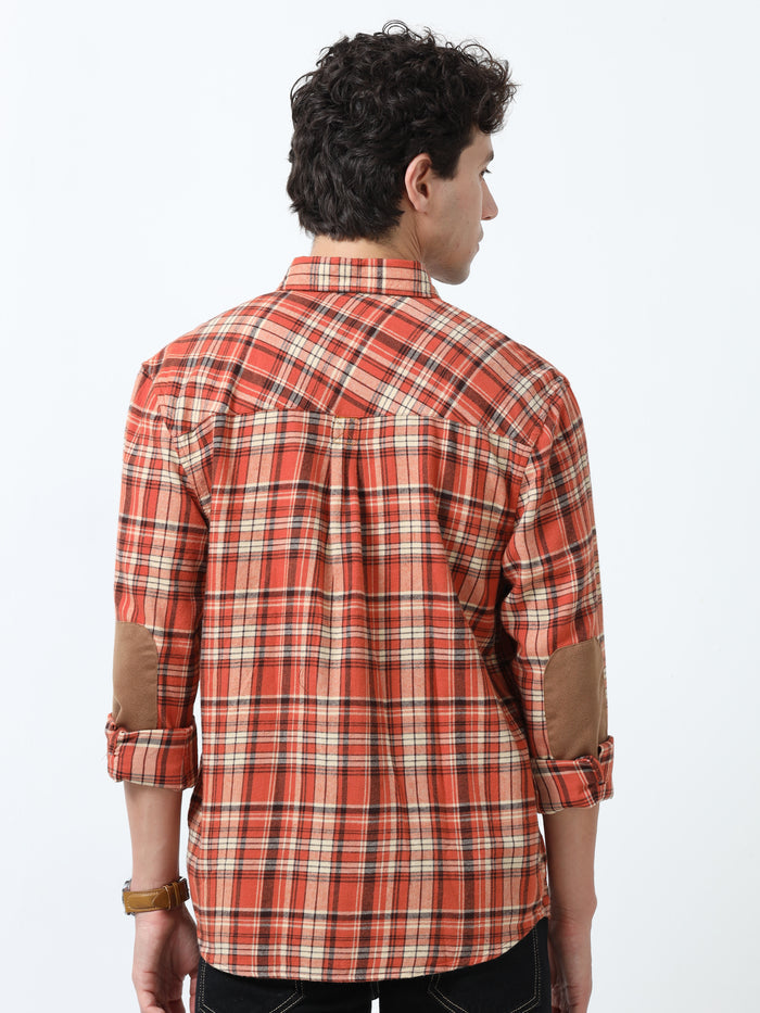 fullsleev checkered shirt in regular fit made from soft brushed fabric
fullsleeve shirts for men
regular fit shirt for men