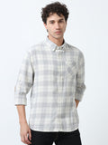 fullsleev checkered shirt in regular fit made from soft brushed fabric
fullsleeve shirts for men
regular fit shirt for men