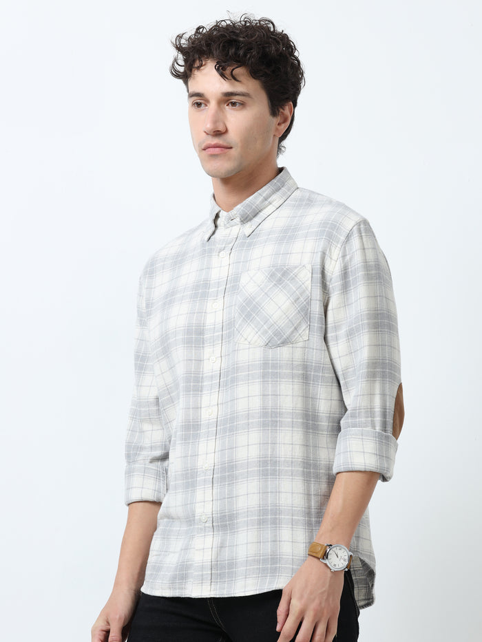 fullsleev checkered shirt in regular fit made from soft brushed fabric
fullsleeve shirts for men
regular fit shirt for men