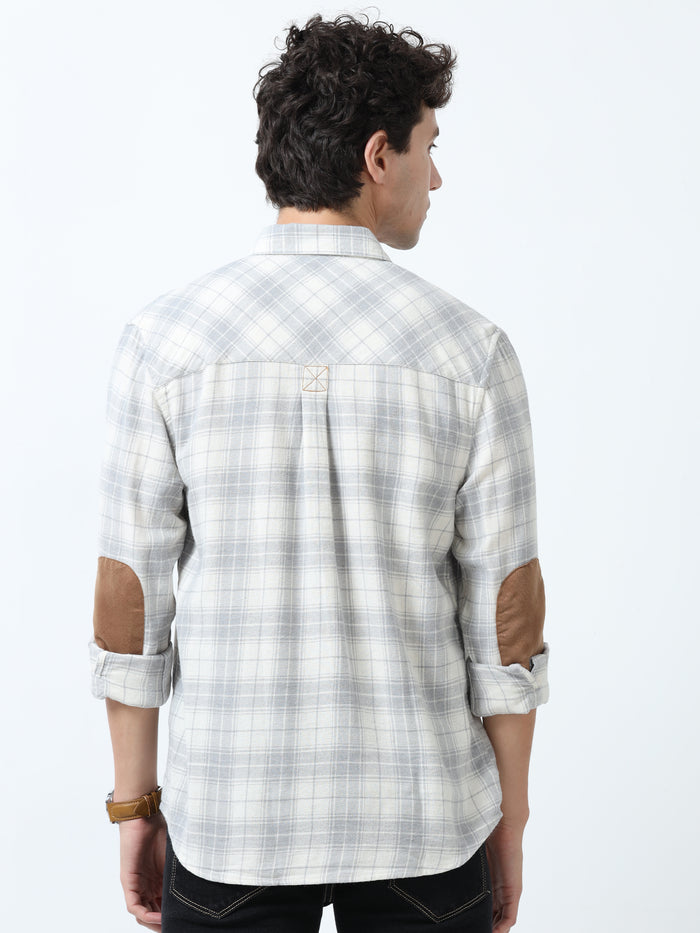 fullsleev checkered shirt in regular fit made from soft brushed fabric
fullsleeve shirts for men
regular fit shirt for men
