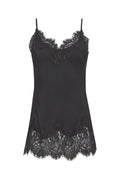 Coco Lace Silk Cami Dark Grey