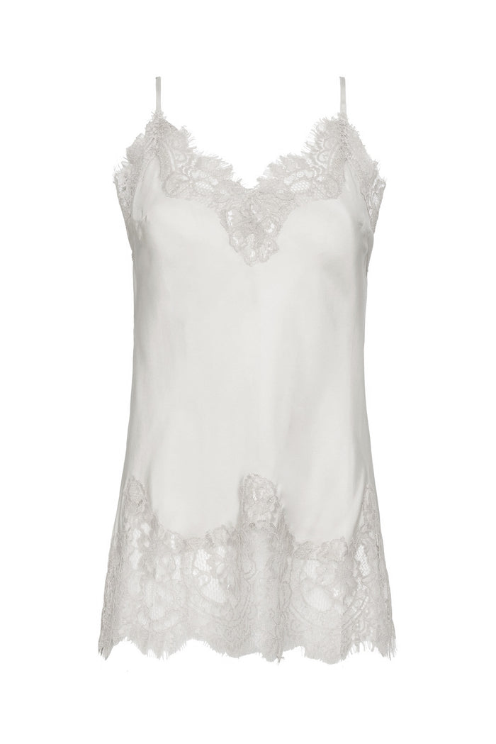 Coco Lace Silk Cami Dove