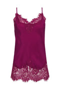 Coco Lace Silk Cami Fuchsia