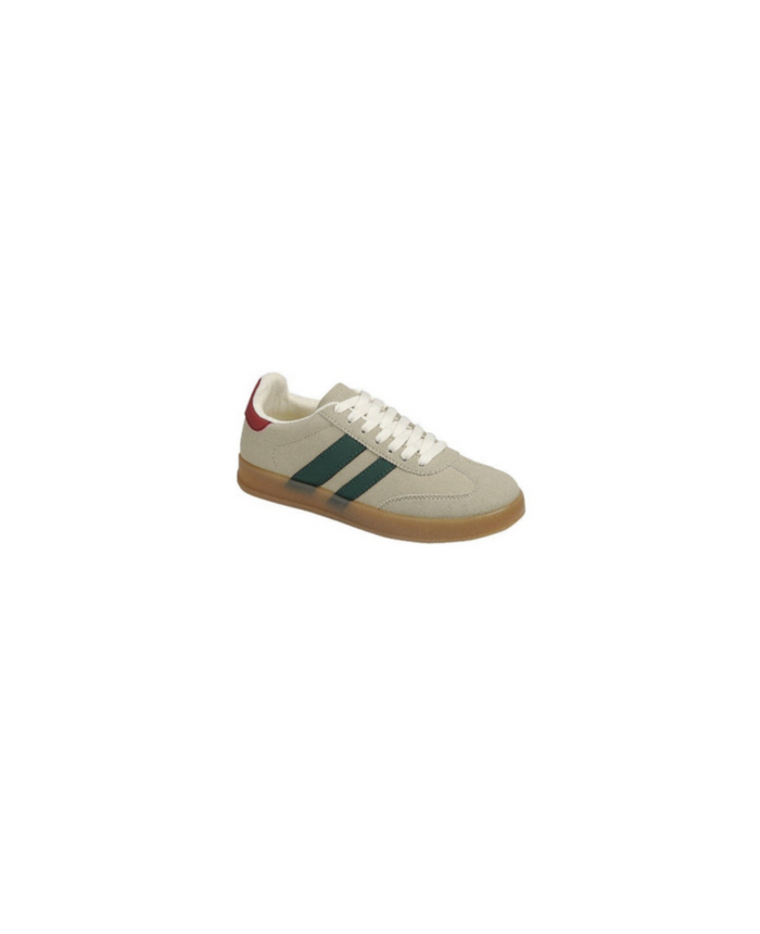 Color Pop Sneaker in Khaki/Green
