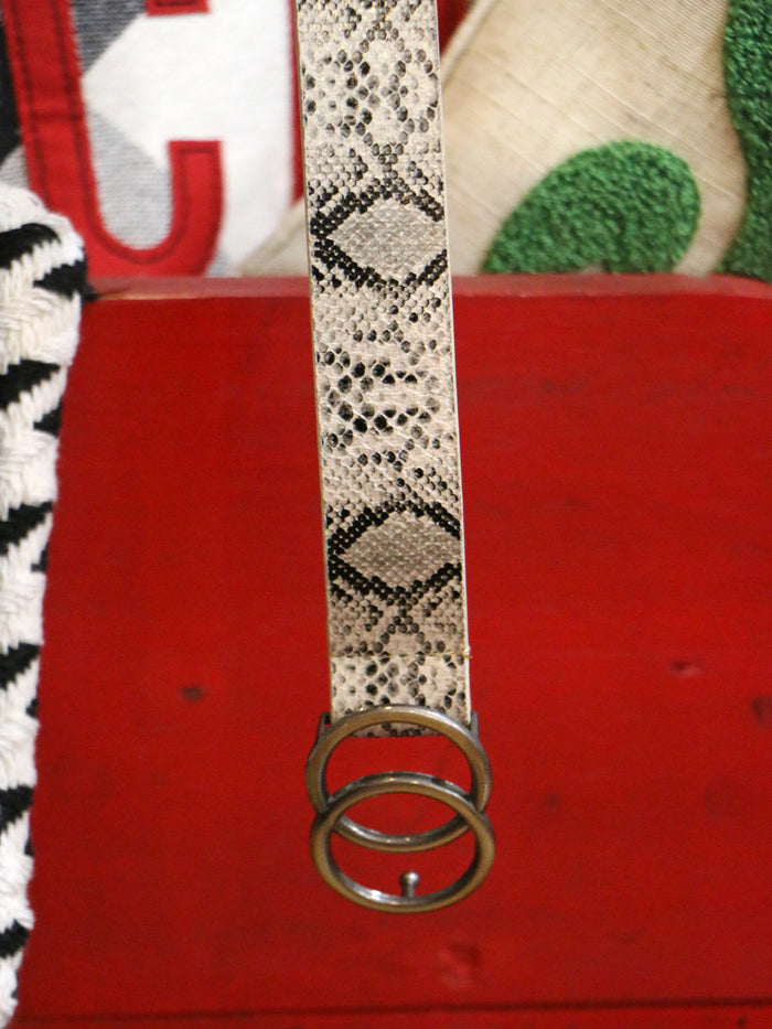 Complete Your Look Belt in Snake