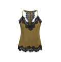 Contrast Lucy Crop Cami Chartreuse
