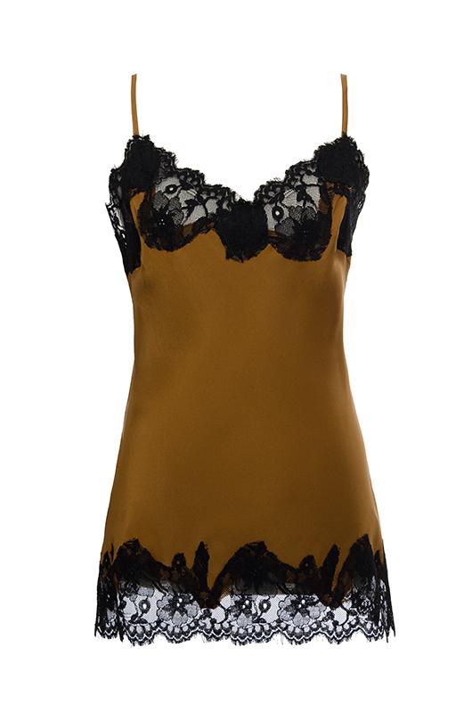 Contrast Marilyn Lace Silk Cami