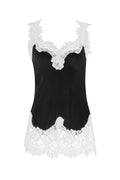 Contrast Megan Camisole Black Dove