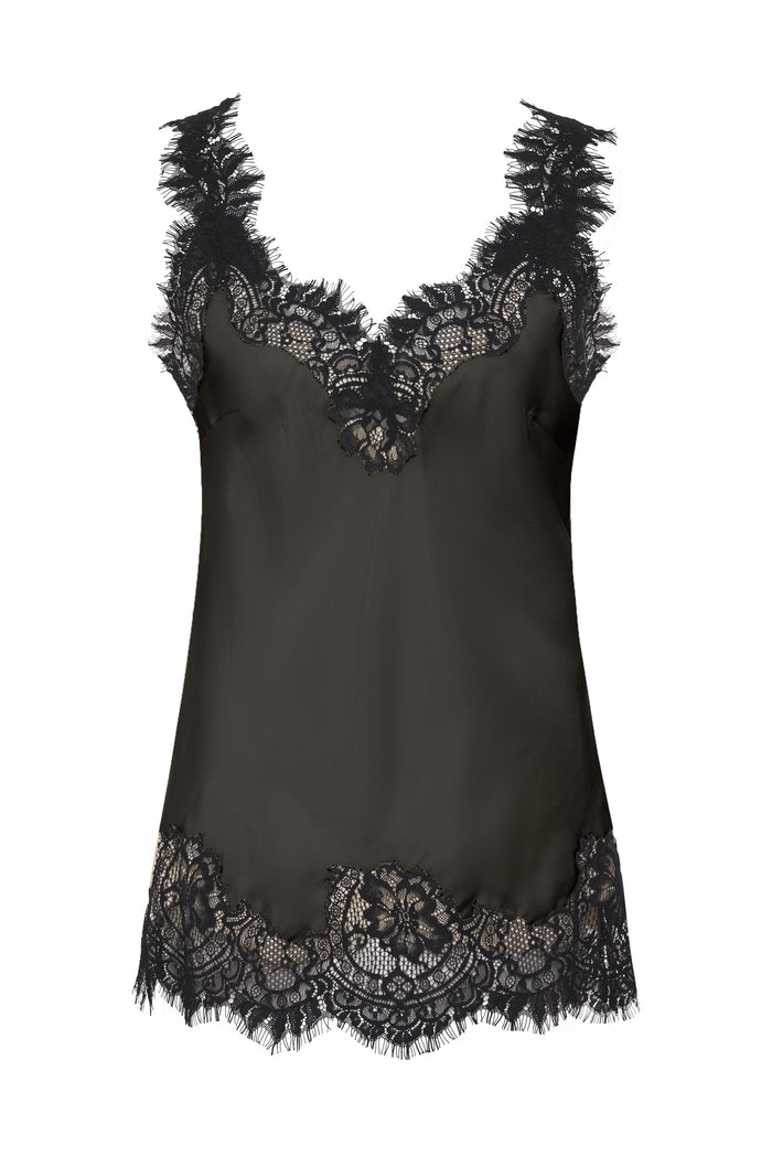 Contrast Megan Camisole Dark Grey / Black